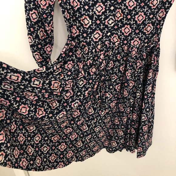 Hollister Navy & Pink Geometric Dress - Picture 8 of 8